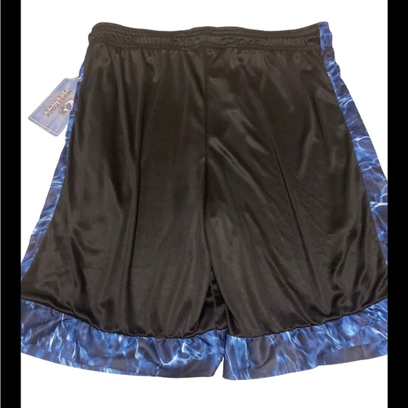 Mossy Oak Men’s Fishing Shorts Black w Blue Trim NWT Size Medium - Picture 2 of 5